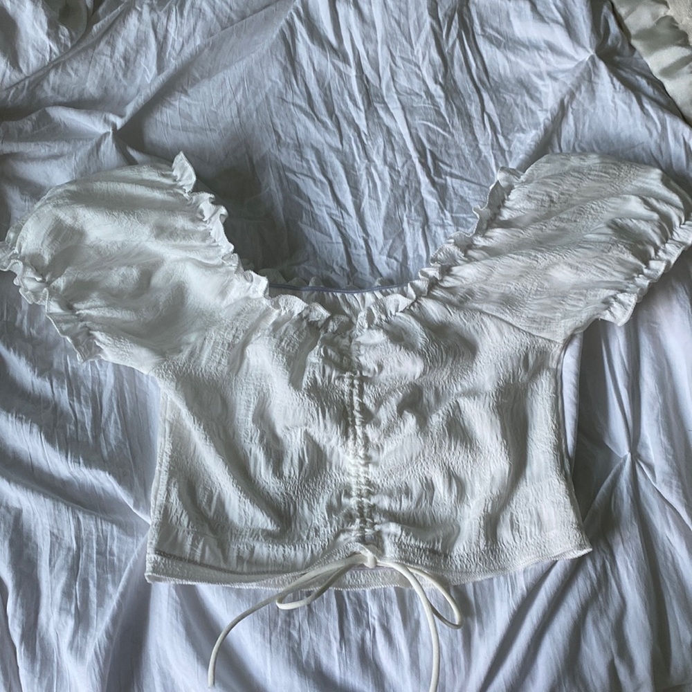 White crop top size small